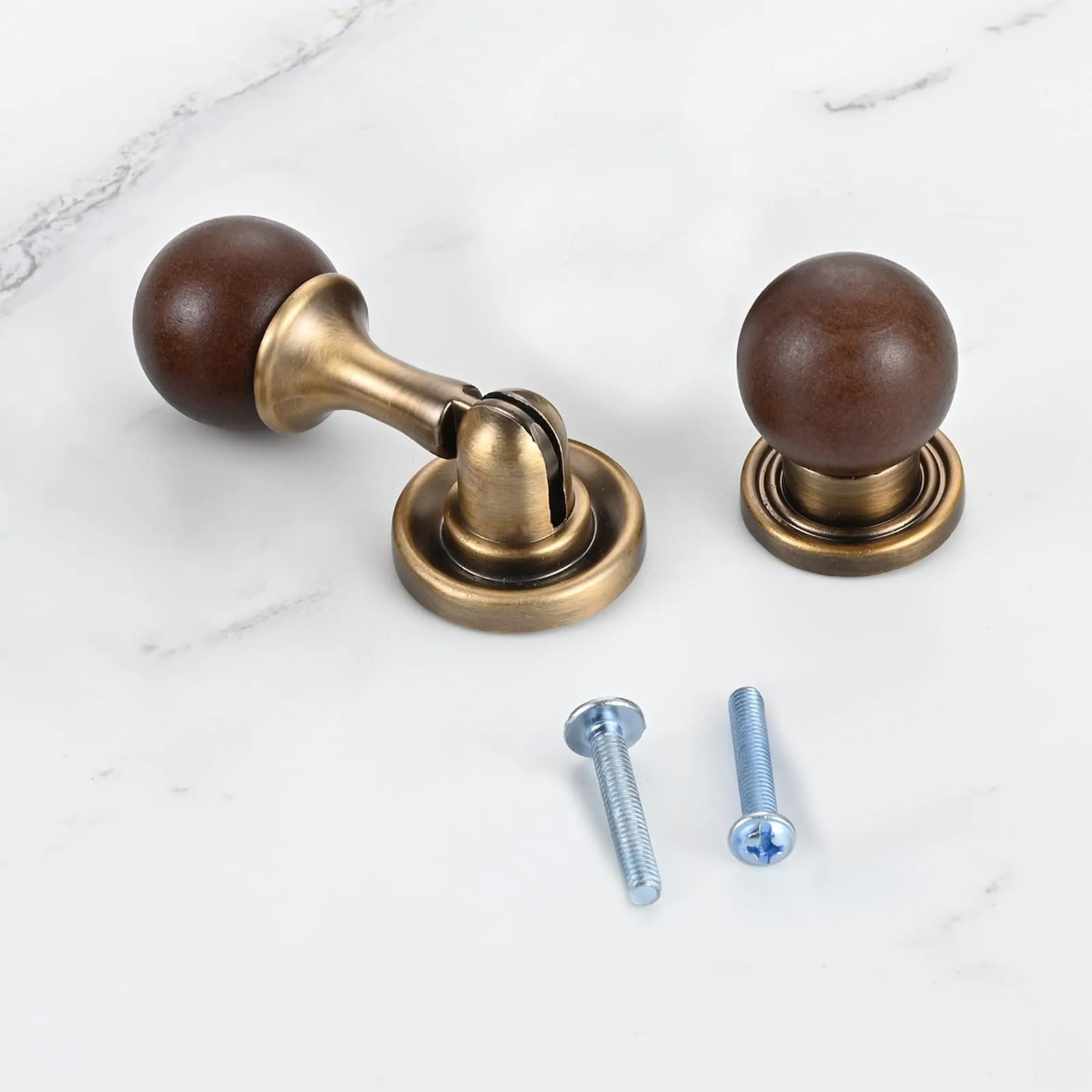 1pc 2 types Round Pull Handle with Screw Antique Style Walnut Pendant Cabinet Door Handle Round Ball Knobfor Wardrobes Dressers
1pc 2 types Round Pull Handle with Screw Antique Style Walnut Pendant Cabinet Door Handle Round Ball Knobfor Wardrobes Dressers