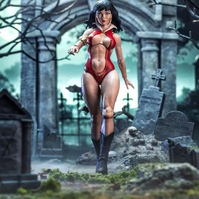 Frazetta Girls Studio Queen Vampire Queen Vampirella 16 см подвижная фигурка череп голова скульптура сменная модель волос на лице игрушки
Frazetta Girls Studio Queen Vampire Queen Vampirella 16 см подвижная фигурка череп голова скульптура сменная модель волос на лице игрушки