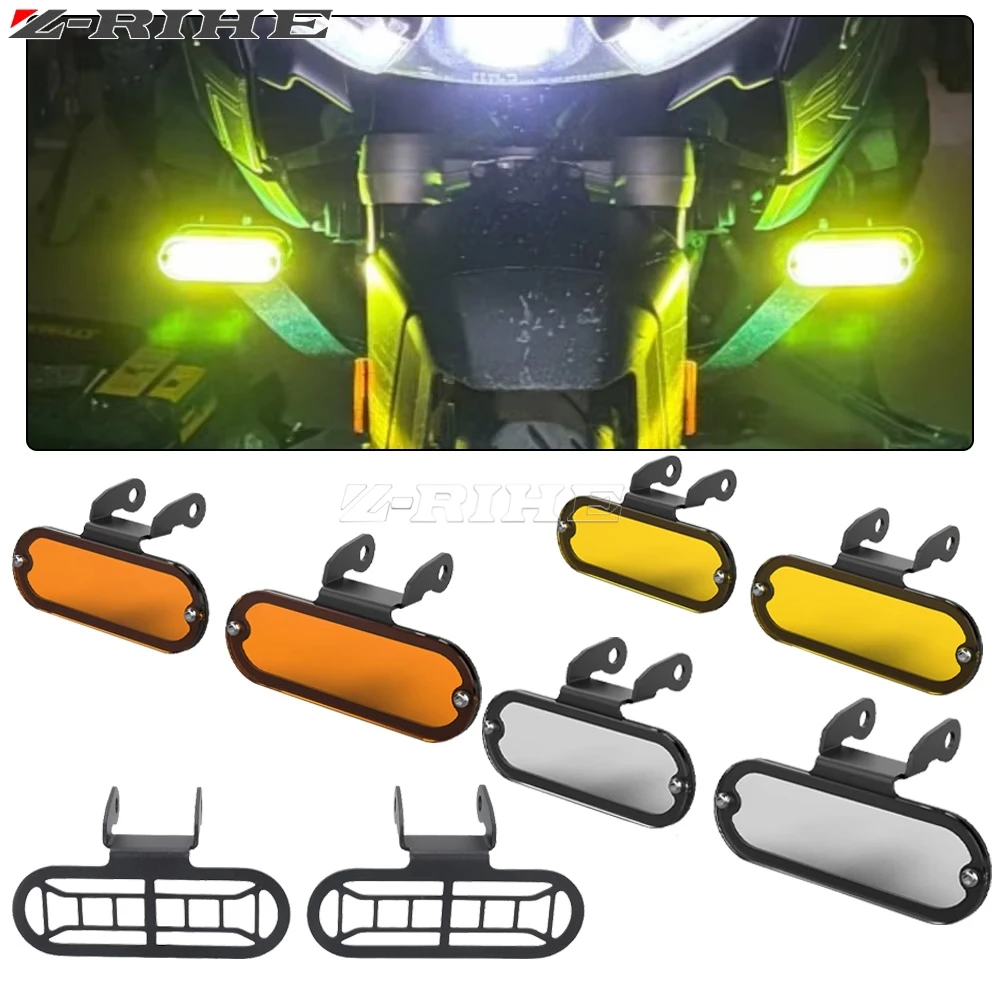 2026 Fog lamp Protection Covers Motorcycle Headlight Guards Auxiliary Headlight Guard FOR BMW R1300RT R 1300 RT 1300RT 2025-2027