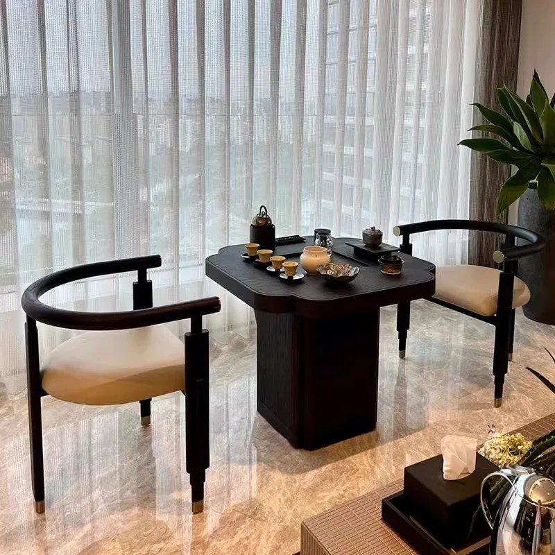 New Chinese balcony tea table 2025 new solid wood black begonia table with eggs simple walnut small apartment tea table
New Chinese balcony tea table 2025 new solid wood black begonia table with eggs simple walnut small apartment tea table