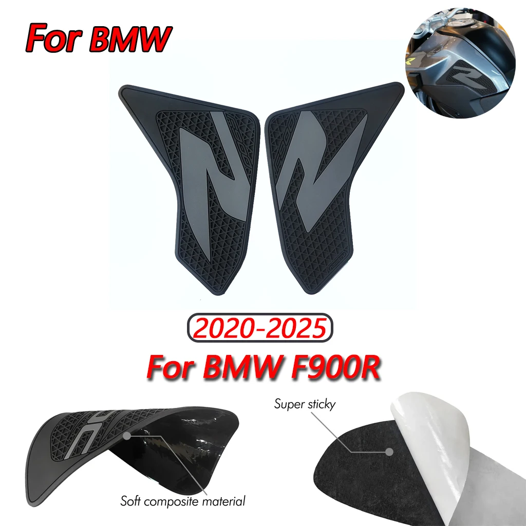 Для мотоцикла BMW F900R 2020-2025 гг., противоскользящая боковая накладка на топливный бак, защита наколенника, черная наклейка из ПВХ
Для мотоцикла BMW F900R 2020-2025 гг., противоскользящая боковая накладка на топливный бак, защита наколенника, черная наклейка из ПВХ