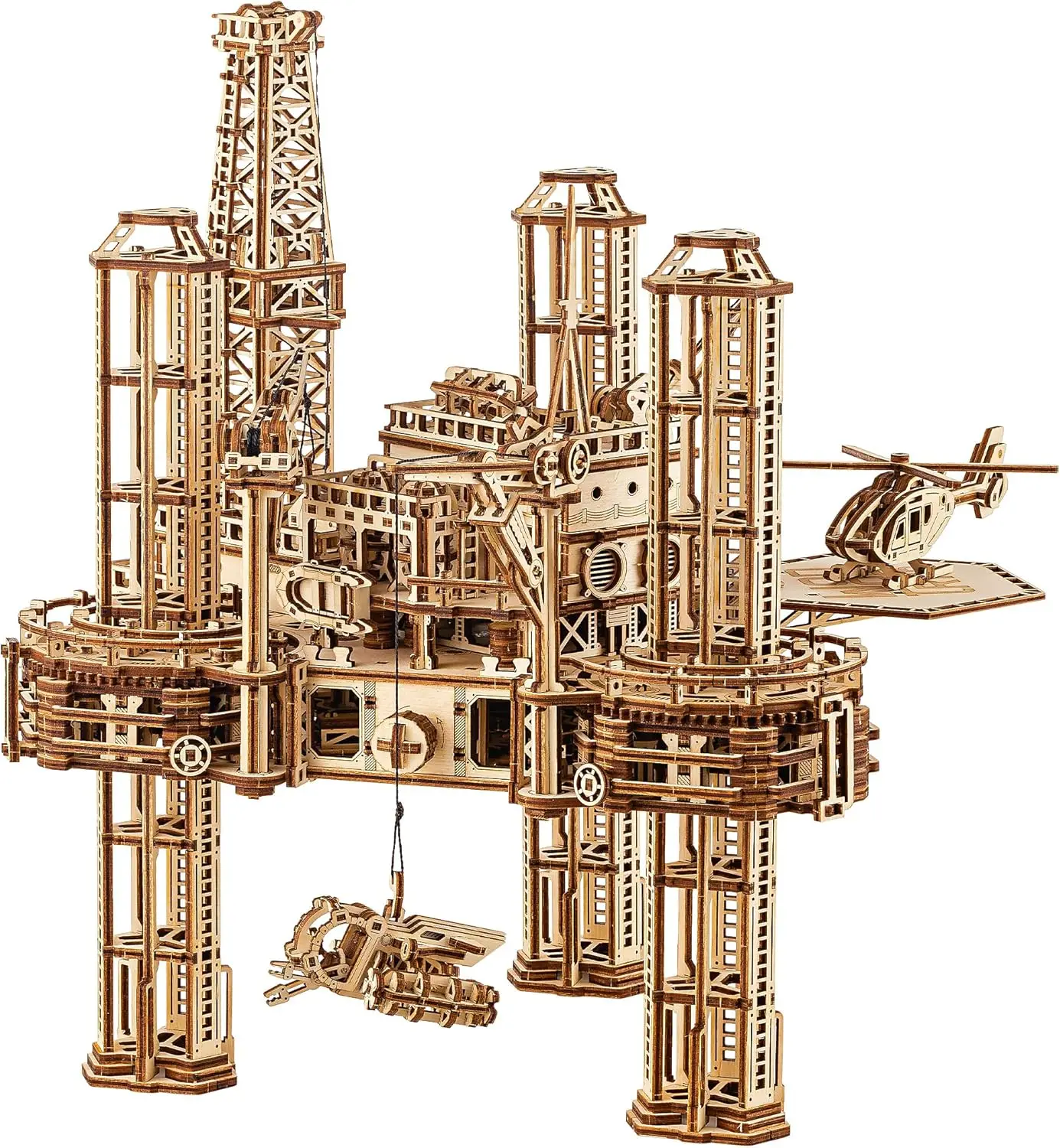 Деревянные 3D-пазлы на платформе Offshore Rig для взрослых и детей для сборки — интерактивная подвижная платформа — деревянные модели, техника
Деревянные 3D-пазлы на платформе Offshore Rig для взрослых и детей для сборки — интерактивная подвижная платформа — деревянные модели, техника