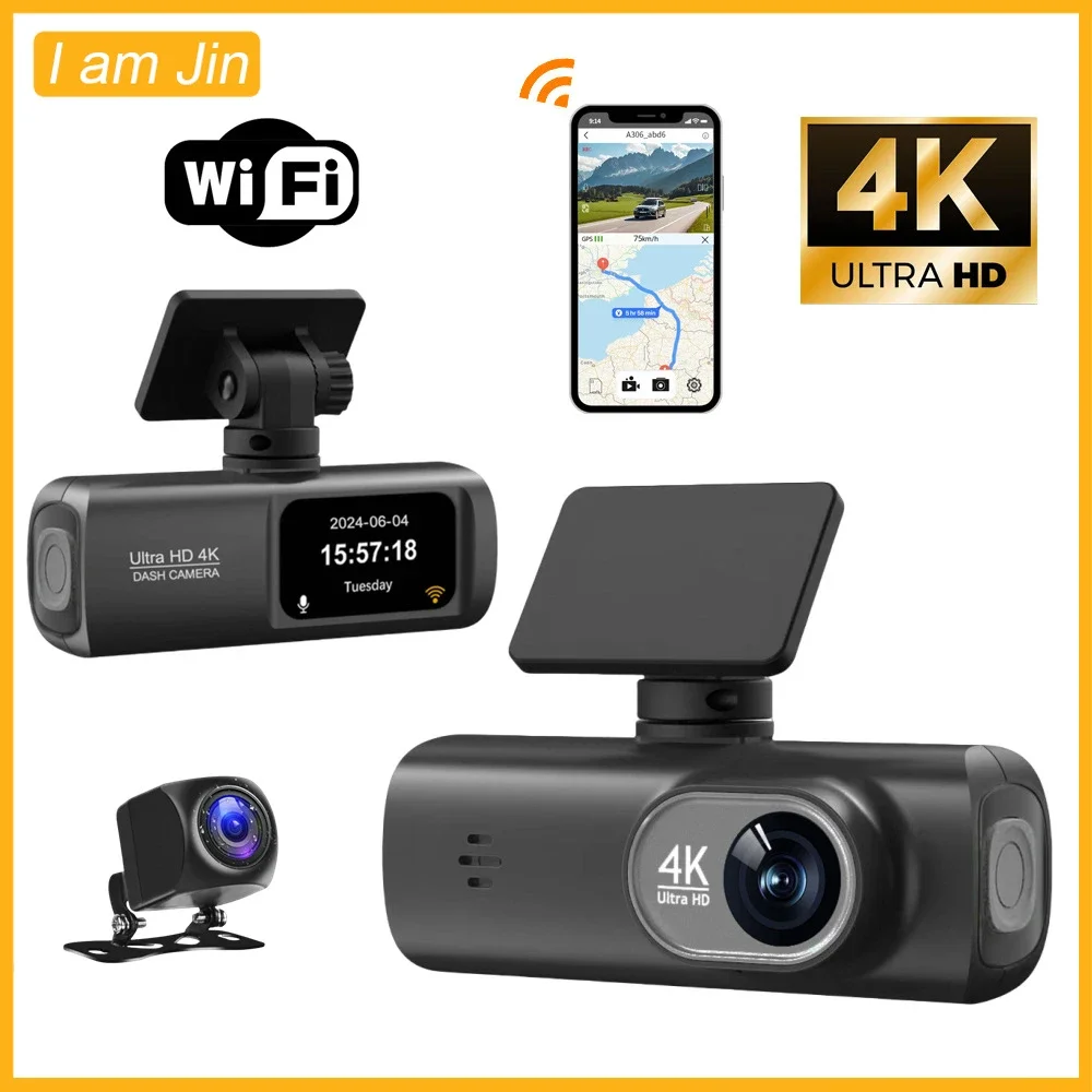 FHD 4K видеорегистратор с двумя объективами, Wi-Fi, видеорегистратор, автомобильный видеорегистратор, 1080P, камера с задним объективом, 24-часовой парковочный мониторинг, видеорегистратор Blackbox
FHD 4K видеорегистратор с двумя объективами, Wi-Fi, видеорегистратор, автомобильный видеорегистратор, 1080P, камера с задним объективом, 24-часовой парковочный мониторинг, видеорегистратор Blackbox