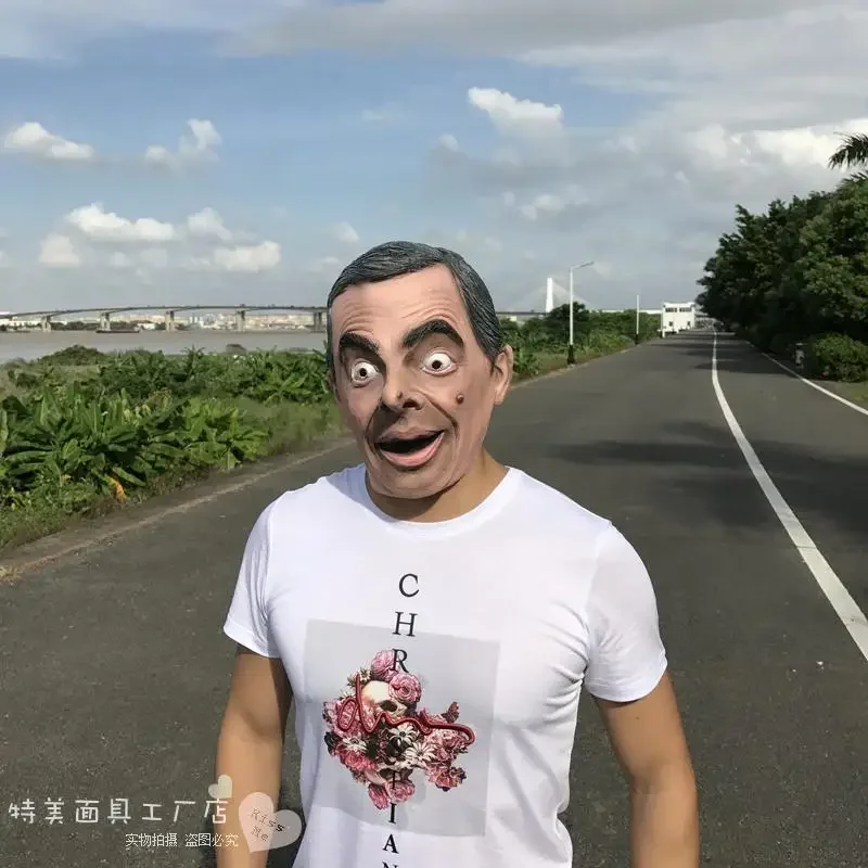 Mr. Bean маска Cos знаменитости британская забавная звезда реквизит для выступлений Хэллоуин Латексная гарнитура
Mr. Bean маска Cos знаменитости британская забавная звезда реквизит для выступлений Хэллоуин Латексная гарнитура