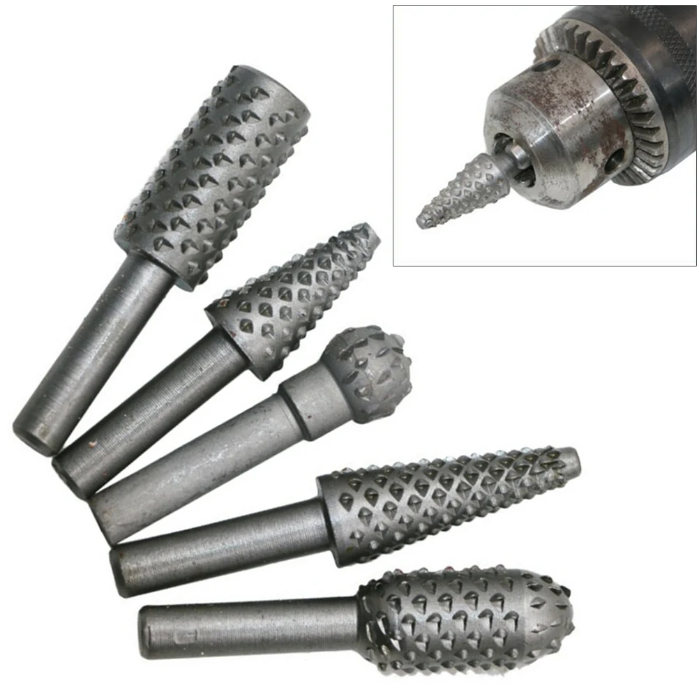5pcs High-Carbon Steel Rotary Burr Set Metal Cutting Bits For Woodworking Engraving Drilling Grinding Tools Set
5pcs High-Carbon Steel Rotary Burr Set Metal Cutting Bits For Woodworking Engraving Drilling Grinding Tools Set