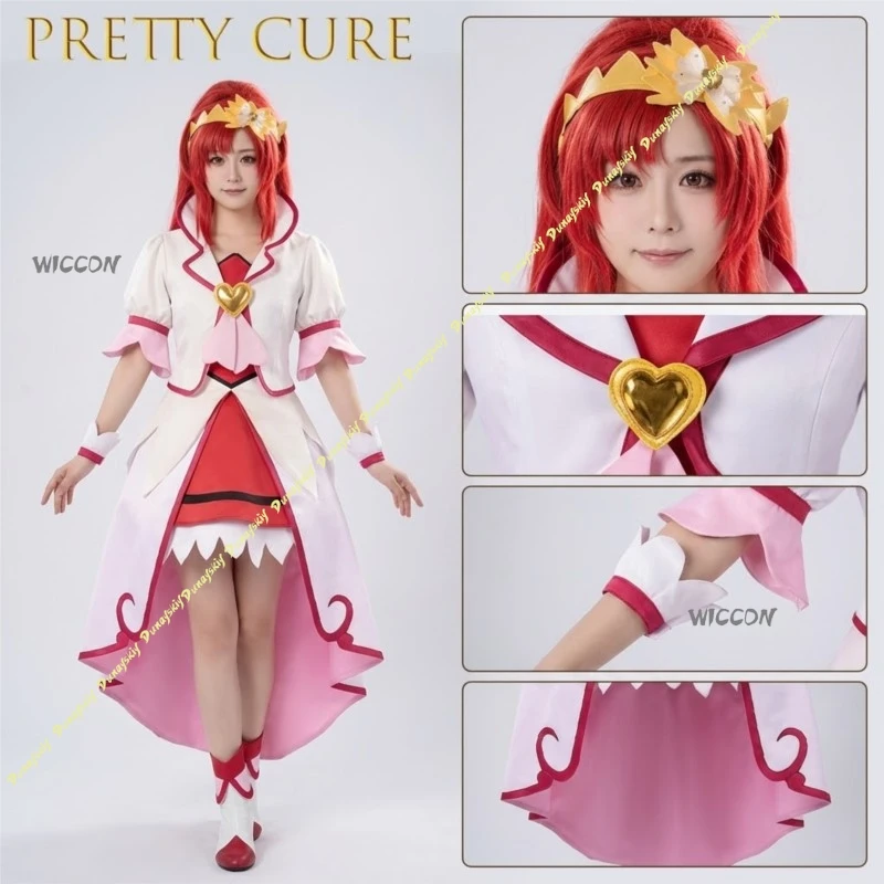 Pretty Cure Madoka Aguri Cure Ace Cosplay Costume Anime Game Character Cure Grace Cosplay Costume Cute Dress For Lolita Party
Pretty Cure Madoka Aguri Cure Ace Cosplay Costume Anime Game Character Cure Grace Cosplay Costume Cute Dress For Lolita Party