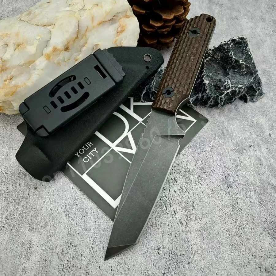 Портативный нож с прямым лезвием 8Cr13Mov, лезвие G10, ручка для кемпинга, охоты, самообороны и многоцелевой переноски в чрезвычайных ситуациях
Портативный нож с прямым лезвием 8Cr13Mov, лезвие G10, ручка для кемпинга, охоты, самообороны и многоцелевой переноски в чрезвычайных ситуациях