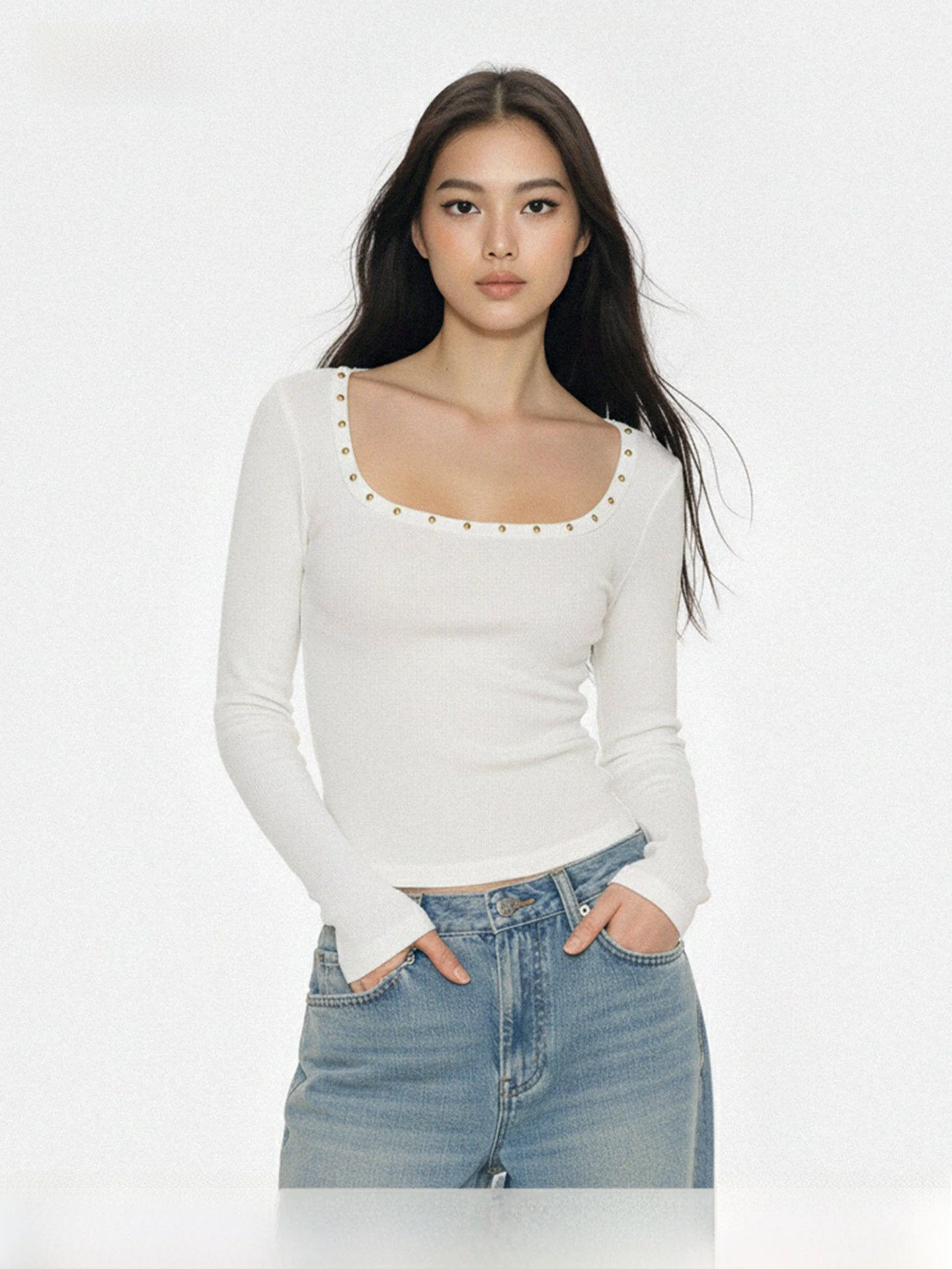 Женский вязаный топ WAEW в винтажном стиле с низким вырезом, квадратным воротником, длинными рукавами, облегающий, эластичный, дышащий
Женский вязаный топ WAEW в винтажном стиле с низким вырезом, квадратным воротником, длинными рукавами, облегающий, эластичный, дышащий