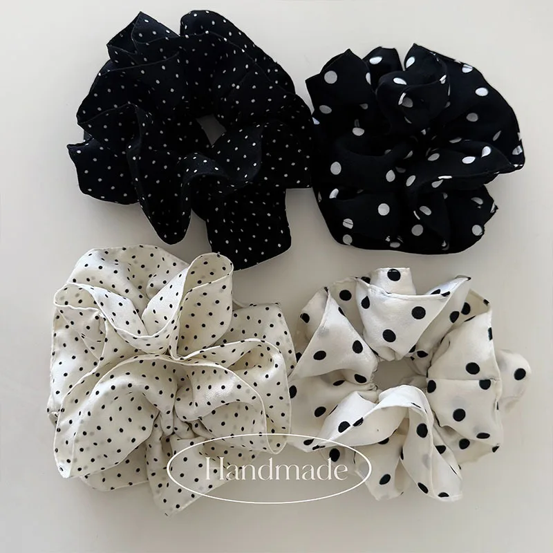 New Scrunchies Polka Dot Large Size Hair Ties Elastic Hair Band Sweet Vintage Hair Rope Women Hair Accessories
New Scrunchies Polka Dot Large Size Hair Ties Elastic Hair Band Sweet Vintage Hair Rope Women Hair Accessories