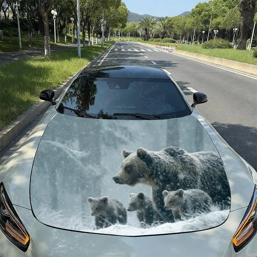 Ice And Snow Bear Clan Vinyl Decal - Realistic Car Cover Sticker For Cars, SUVs & Trucks, Polyvinyl Chloride Material, Auto Acce
Ice And Snow Bear Clan Vinyl Decal - Realistic Car Cover Sticker For Cars, SUVs & Trucks, Polyvinyl Chloride Material, Auto Acce