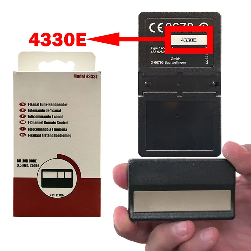 LiftMaster Remote Control 4330E 4333E Garage Door Control Electric Gate Control 4332E 4335E 4330EML 4332EML 4333EML 433.92MHz
LiftMaster Remote Control 4330E 4333E Garage Door Control Electric Gate Control 4332E 4335E 4330EML 4332EML 4333EML 433.92MHz