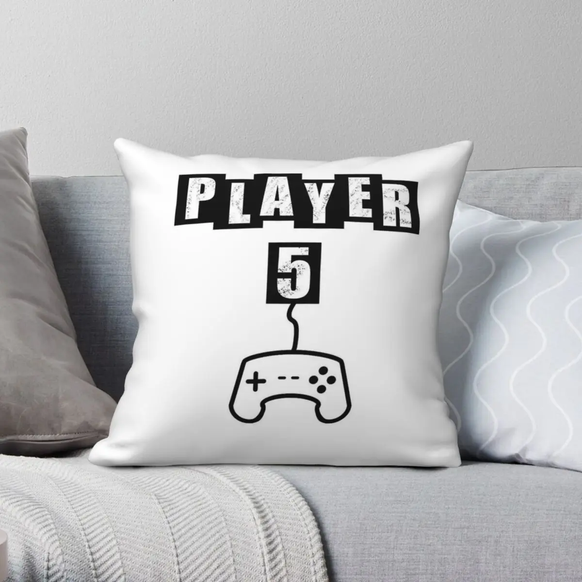 Квадратная наволочка Player Five с несколькими консолями, полиэстер, лен, бархат, декоративная наволочка на молнии для комнаты
Квадратная наволочка Player Five с несколькими консолями, полиэстер, лен, бархат, декоративная наволочка на молнии для комнаты