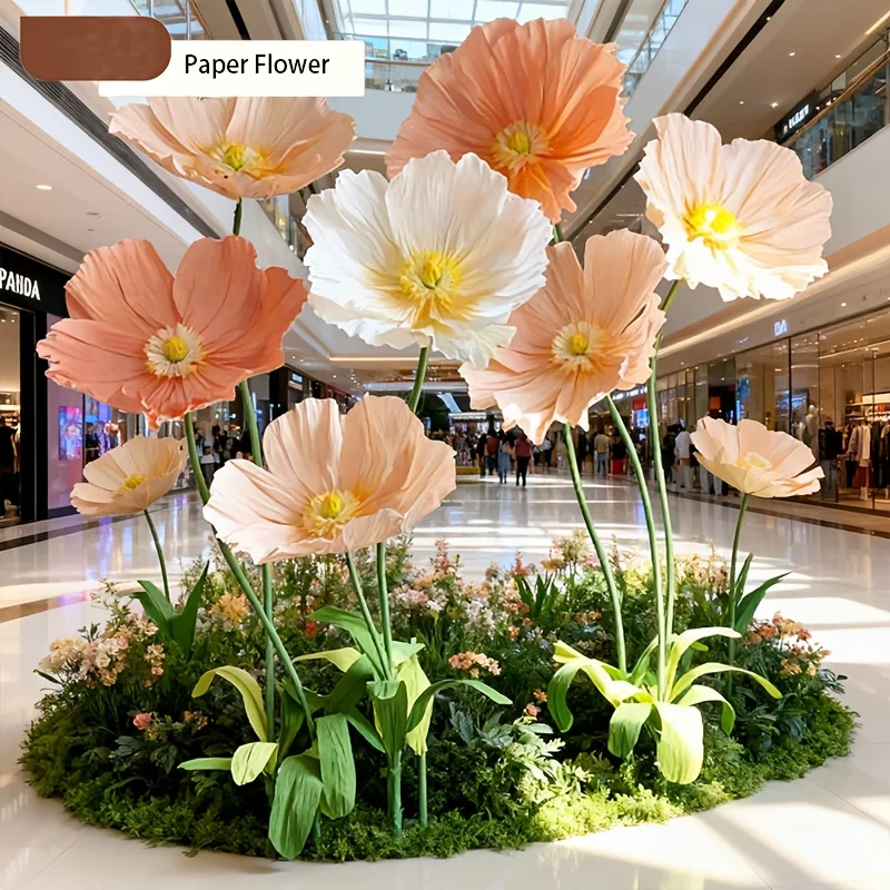 Giant Realistic Wedding Paper Flower - Yu Meiren Artificial Blooms for Outdoor/, Large Wrinkled petals Fake Flowers suitable for Weddings, Exhibitions, Valentine's Day, Spring Parties (No Container Included)
Giant Realistic Wedding Paper Flower - Yu Meiren Artificial Blooms for Outdoor/, Large Wrinkled petals Fake Flowers suitable for Weddings, Exhibitions, Valentine's Day, Spring Parties (No Container Included)