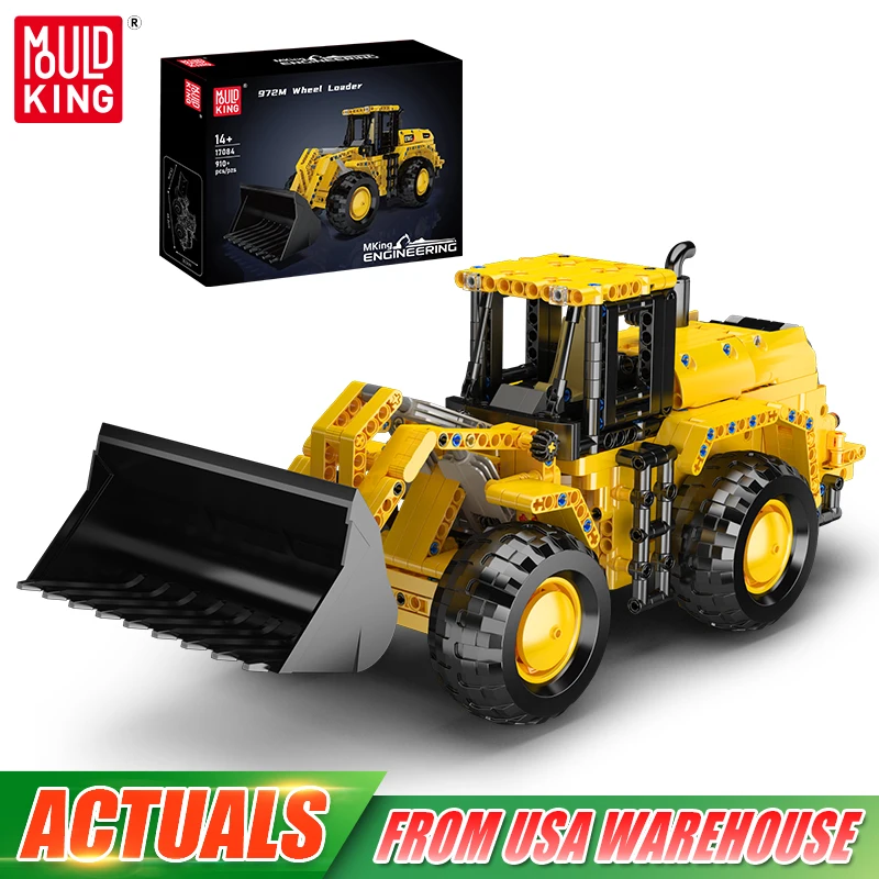 Mould King 17084 Technical Car Toys The 972M Wheel Loader Building Block Enginerring Truck Model Brick Set Kids Christmas Gift
Mould King 17084 Technical Car Toys The 972M Wheel Loader Building Block Enginerring Truck Model Brick Set Kids Christmas Gift