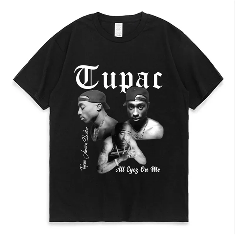 Rapper Tupac 2pac Graphic T Shirt Fashion High Quality Short Sleeves T-shirts Oversized Hip Hop Streetwear Men's Cotton T-shirt
Rapper Tupac 2pac Graphic T Shirt Fashion High Quality Short Sleeves T-shirts Oversized Hip Hop Streetwear Men's Cotton T-shirt