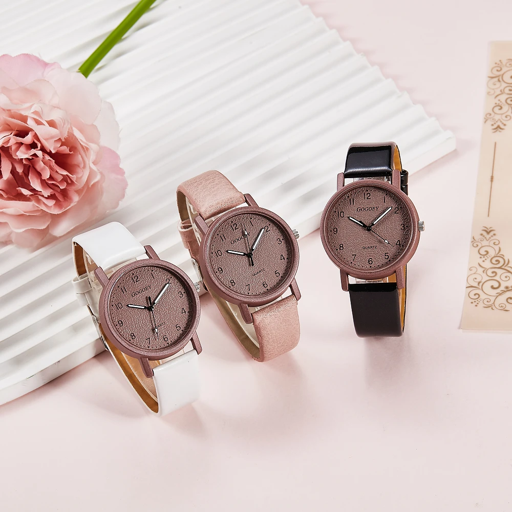 Ladies' Fashion Watch Quartz Movement PU Leather Watch Exquisite Girls' Student Watch Suitable for Holiday Gifts
Ladies' Fashion Watch Quartz Movement PU Leather Watch Exquisite Girls' Student Watch Suitable for Holiday Gifts