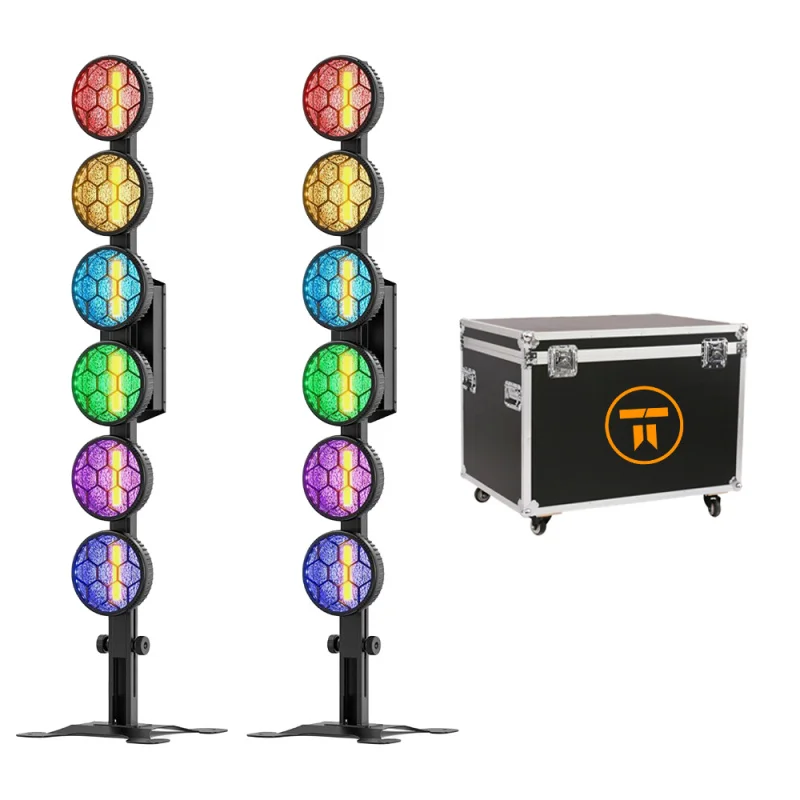 Tiitee 2 Pack Retro Stager P2 Round 6X50W COB RGB Tree Blinder Audience Stage Light DMX512 Control Vintage Backlight Lights
Tiitee 2 Pack Retro Stager P2 Round 6X50W COB RGB Tree Blinder Audience Stage Light DMX512 Control Vintage Backlight Lights