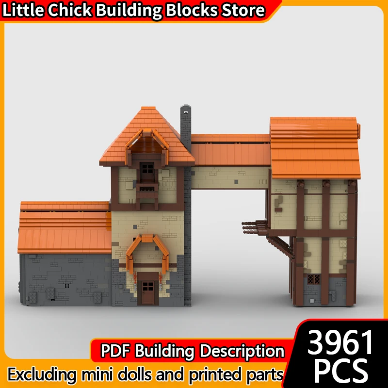 Средневековый замок, модель MOC, строительные кирпичи, крепость, город, настенные ворота, модульная технология, детские праздничные подарки, сборные игрушки, костюм
Средневековый замок, модель MOC, строительные кирпичи, крепость, город, настенные ворота, модульная технология, детские праздничные подарки, сборные игрушки, костюм