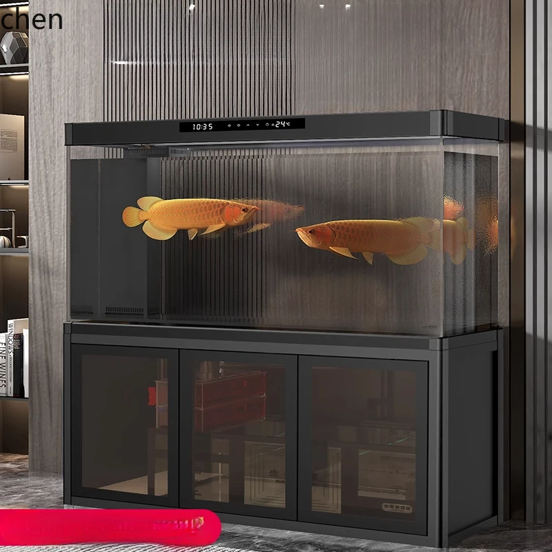ZML fish tank aquarium living room floor-to-ceiling large water-free ecological household ultra-white glass
ZML fish tank aquarium living room floor-to-ceiling large water-free ecological household ultra-white glass