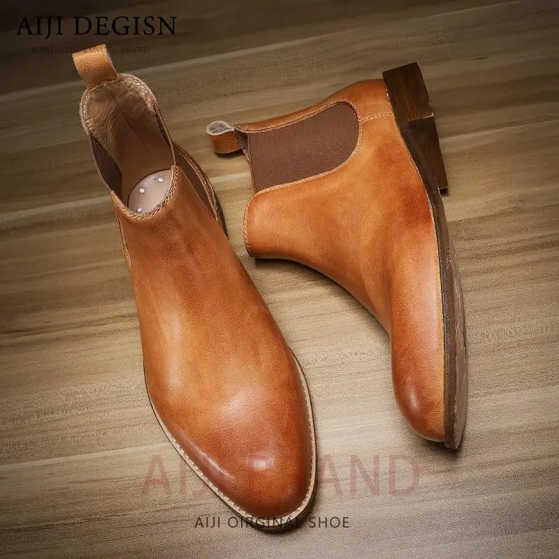 Мужские ботинки челси из твердой ткани, винтажная уличная рабочая обувь премиум-класса из воловьей кожи, роскошные британские мотоциклетные ботинки, походные ботинки для пустыни
Мужские ботинки челси из твердой ткани, винтажная уличная рабочая обувь премиум-класса из воловьей кожи, роскошные британские мотоциклетные ботинки, походные ботинки для пустыни