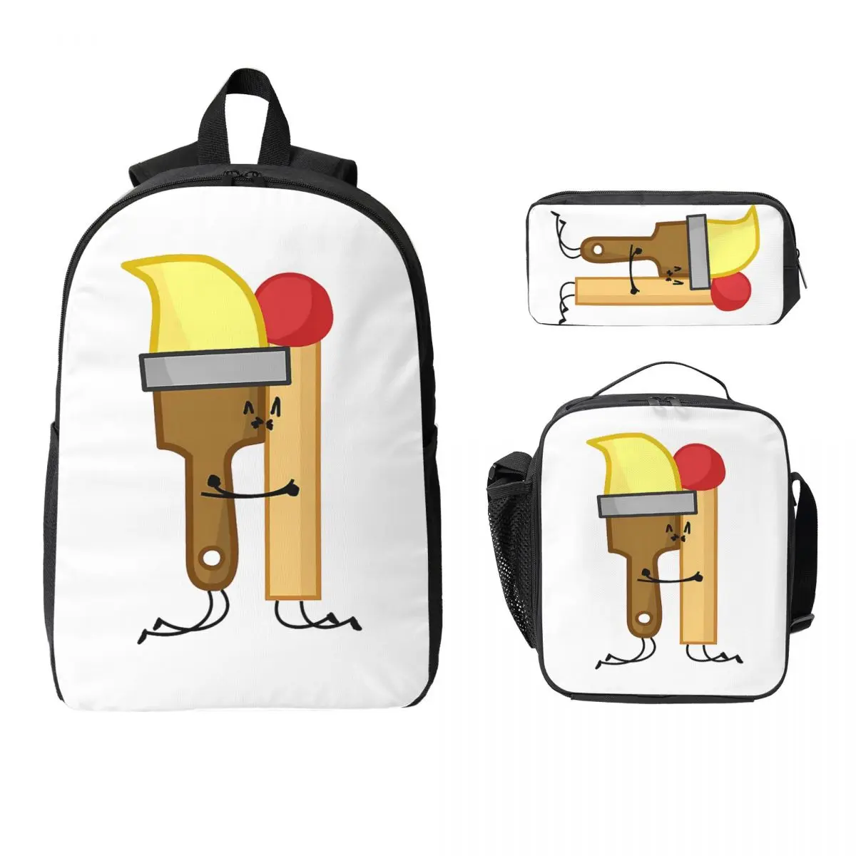 BFDI Inanimate Insanity , All Characters Backpack Student Boys Girls BookBag School Bag 3ps Insulated Lunch Bag Pencil Case
BFDI Inanimate Insanity , All Characters Backpack Student Boys Girls BookBag School Bag 3ps Insulated Lunch Bag Pencil Case