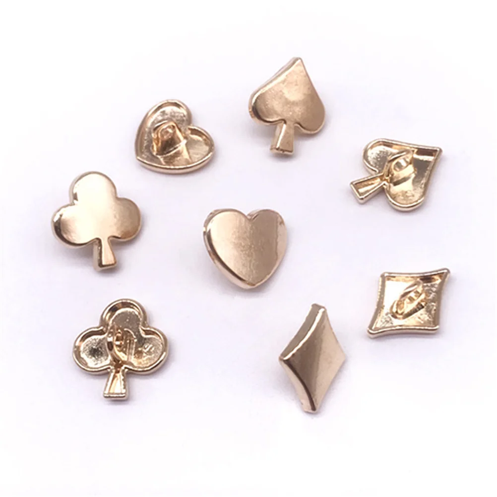50Pcs Rose Gold Poker Metal Buttons High-Quality Rust-Resistant Clothes Embellishment for Shoes Downjackets DIY Sewing
50Pcs Rose Gold Poker Metal Buttons High-Quality Rust-Resistant Clothes Embellishment for Shoes Downjackets DIY Sewing