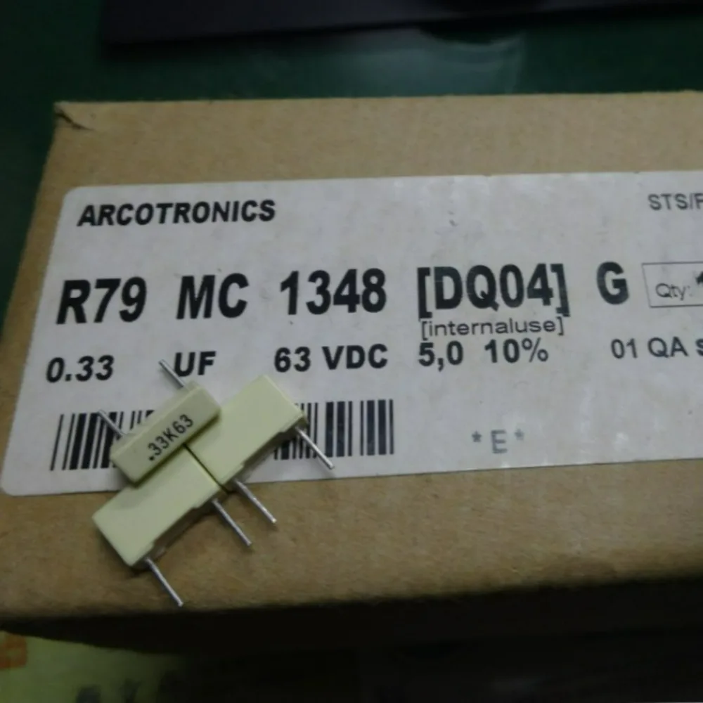 20pcs/lot AV R79 0.33uf 63V 330nf u33 334 0.33K63 Brand New 7.5mm Film Capacitor R79MC1348DQ04G
20pcs/lot AV R79 0.33uf 63V 330nf u33 334 0.33K63 Brand New 7.5mm Film Capacitor R79MC1348DQ04G
