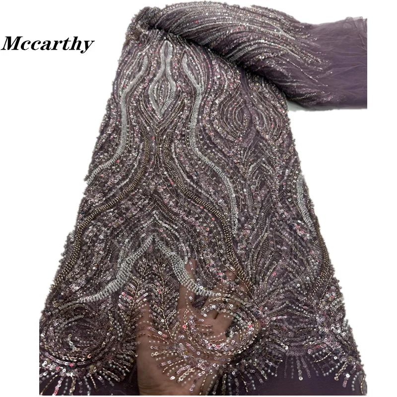 Mccarthy Purple Luxury African Sequins Lace Fabric 2024 High Quality French Nigerian Groom Beaded Lace Fabric For Sewing Dress
Mccarthy Purple Luxury African Sequins Lace Fabric 2024 High Quality French Nigerian Groom Beaded Lace Fabric For Sewing Dress