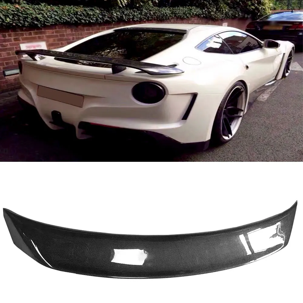 VACOMUL Carbon Fiber Rear Bumper Lip Chin Spoiler Wing Decoration for Ferrari F12 Berlinetta 2013-2016 FRP black Skirts Auto
VACOMUL Carbon Fiber Rear Bumper Lip Chin Spoiler Wing Decoration for Ferrari F12 Berlinetta 2013-2016 FRP black Skirts Auto