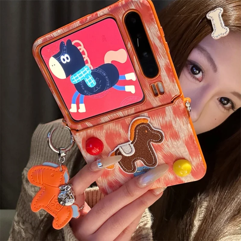 For Samsung Galaxy Z Flip 6 7 Case 3d horse new year kawaii ponny cases for Galaxy z flip 5 4 Phone Case Crossbody
For Samsung Galaxy Z Flip 6 7 Case 3d horse new year kawaii ponny cases for Galaxy z flip 5 4 Phone Case Crossbody
