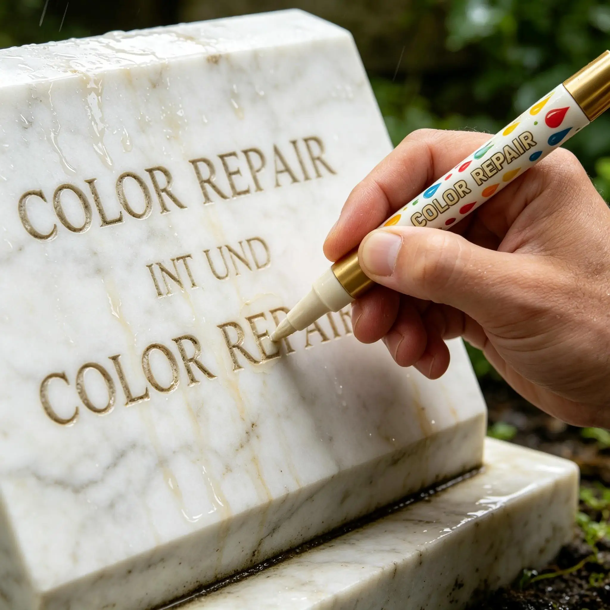 newly Outdoor Stone Monument Repair Marker Waterproof Permanent Ink Retouch Faded Tombstone Epitaph Words BHL1005
newly Outdoor Stone Monument Repair Marker Waterproof Permanent Ink Retouch Faded Tombstone Epitaph Words BHL1005