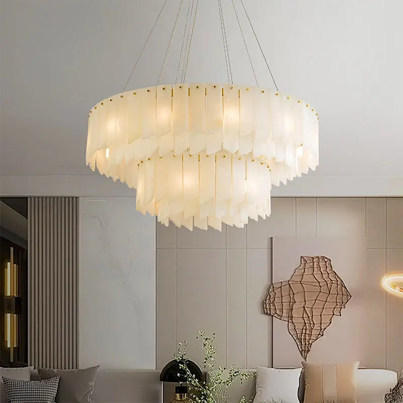 Nordic Style Residential Decoration Pendant Light Living Room Kitchen Island Led Alabaster Marble Chandelier Lamp
Nordic Style Residential Decoration Pendant Light Living Room Kitchen Island Led Alabaster Marble Chandelier Lamp