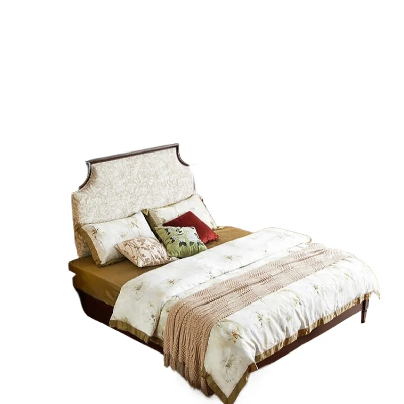 French antique double bed wooden master bedroom 1.51.8 modern simple black antique wedding
French antique double bed wooden master bedroom 1.51.8 modern simple black antique wedding