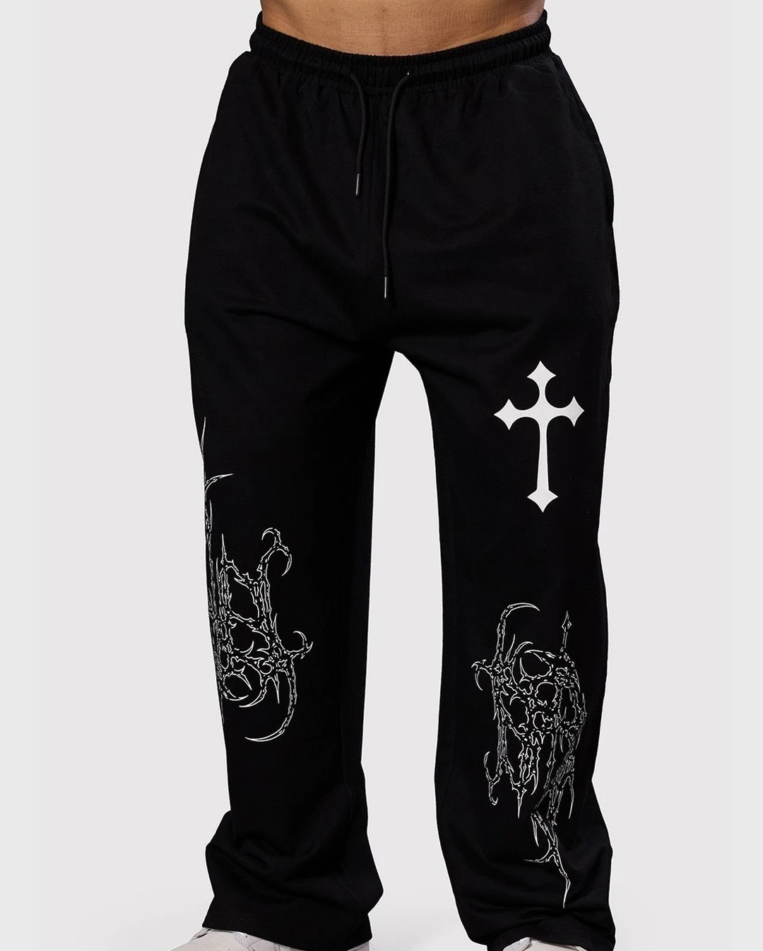 Men Graphic Printed Oversized-Fit Pure Cotton Track Pants Leg Joggers with Drawstring & Pockets - Casual Lounge Slacks
Men Graphic Printed Oversized-Fit Pure Cotton Track Pants Leg Joggers with Drawstring & Pockets - Casual Lounge Slacks