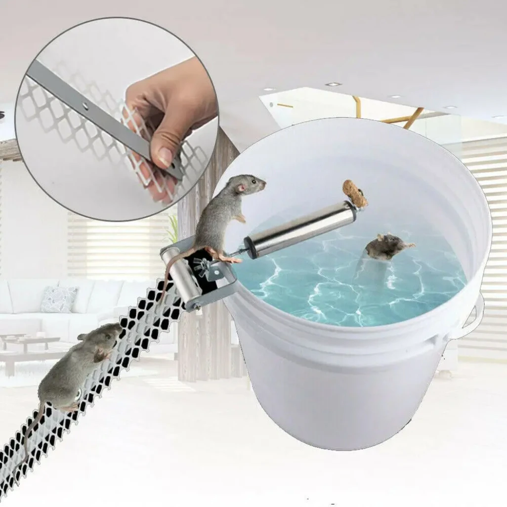 Household Roller Slide Lid Multi-purpose Rat Catching Mouse Trap Rat Trap Mouse Bucket Traps Mousetrap
Household Roller Slide Lid Multi-purpose Rat Catching Mouse Trap Rat Trap Mouse Bucket Traps Mousetrap