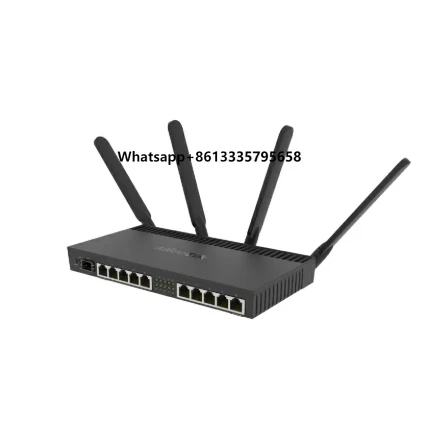 MikroTik RB4011iGS+5HacQ2HnD-IN Enterprise Router with Dual-Chain Wireless 1GB RAM and 4-core CPU IP Network
MikroTik RB4011iGS+5HacQ2HnD-IN Enterprise Router with Dual-Chain Wireless 1GB RAM and 4-core CPU IP Network