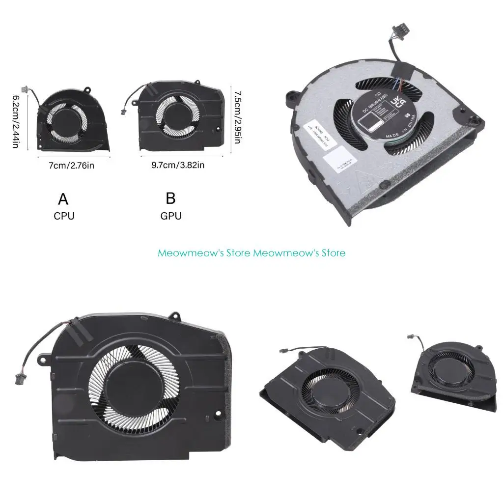 W91A CPU GPU Cooling Fan Heatsinks Graphics Card Cooling Fan Replacement For Legion
W91A CPU GPU Cooling Fan Heatsinks Graphics Card Cooling Fan Replacement For Legion