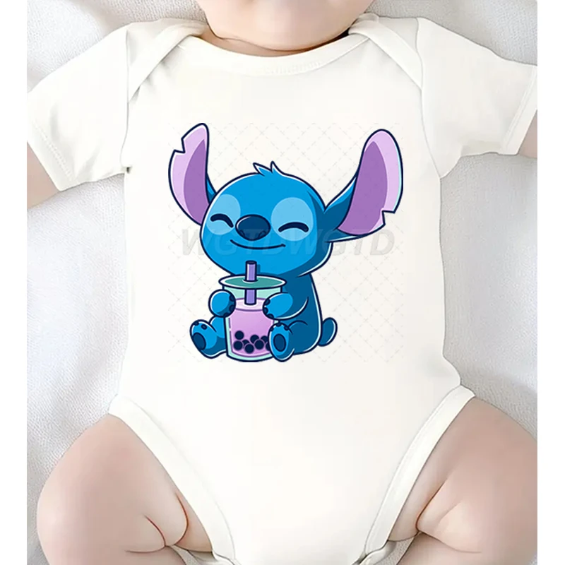 100% Cotton Infant Jumpsuit Cute Stitch Drinking Boba Tea Print Baby Clothes Stitch Kawaii Cartoon Girls Boys Romper One-Pieces
100% Cotton Infant Jumpsuit Cute Stitch Drinking Boba Tea Print Baby Clothes Stitch Kawaii Cartoon Girls Boys Romper One-Pieces
