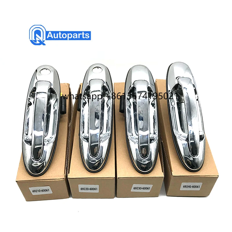 Q Auto Parts 4Pcs Front and Rear Car Outer Door Handles 69220-60061 69210-60061 69240-60061 69230-60061 for Land Cruiser
Q Auto Parts 4Pcs Front and Rear Car Outer Door Handles 69220-60061 69210-60061 69240-60061 69230-60061 for Land Cruiser