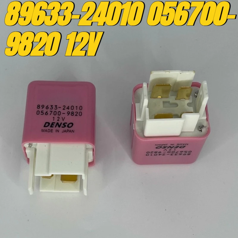 (Brand New Original)1pcs/lot 100% original genuine relay:89633-24010 056700-9820 12V 4pins Automotive relay
(Brand New Original)1pcs/lot 100% original genuine relay:89633-24010 056700-9820 12V 4pins Automotive relay