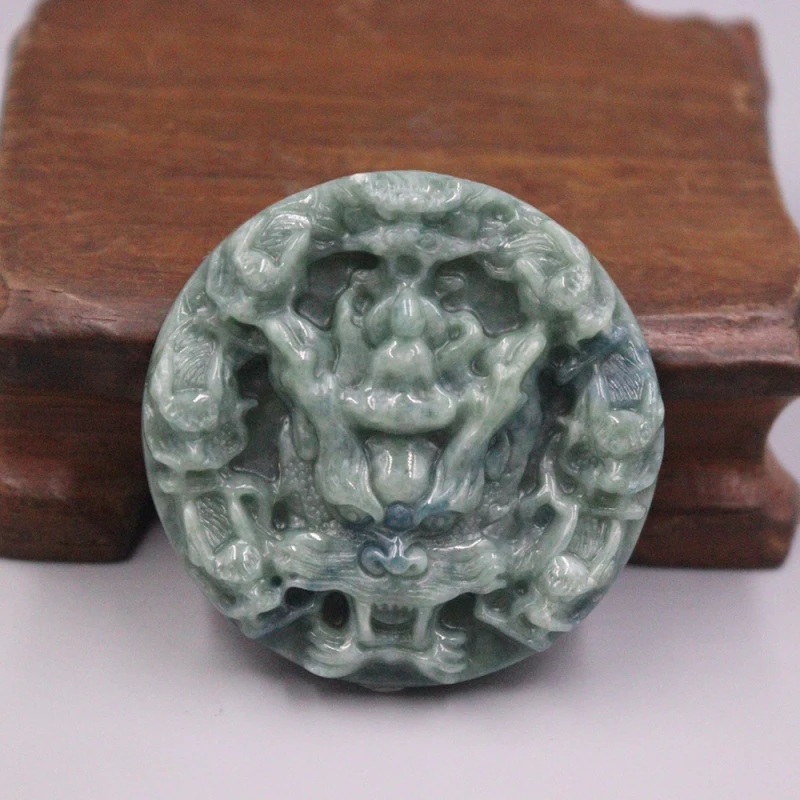 Natural Grade A Jade Jadeite Men Women Lucky Unique Carved Dragon Round Pendant
Natural Grade A Jade Jadeite Men Women Lucky Unique Carved Dragon Round Pendant