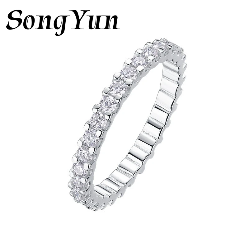 SONGYUN Designer Jewelry 925 Sterling Silver Ring D Color Moissanite Brilliant Ring for Sister 18K Gold Plated SYT Patent Rings
SONGYUN Designer Jewelry 925 Sterling Silver Ring D Color Moissanite Brilliant Ring for Sister 18K Gold Plated SYT Patent Rings