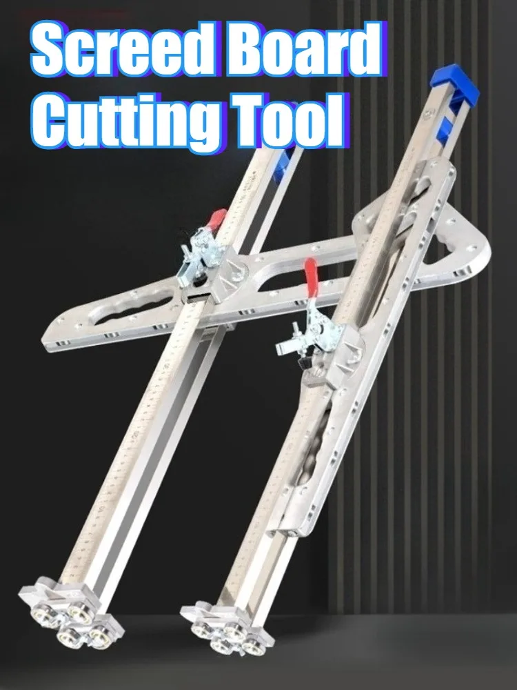 Aluminum Alloy Screed Board Cutting Tool Folding Portable Woodworking Dust-free Cutting Board Special Tool Adjustable Hand Tools
Aluminum Alloy Screed Board Cutting Tool Folding Portable Woodworking Dust-free Cutting Board Special Tool Adjustable Hand Tools