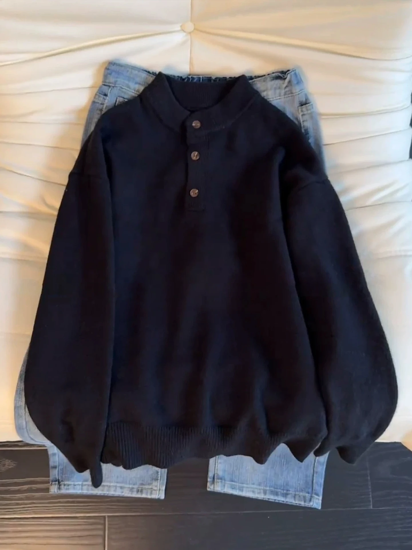 Мужской вязаный свитер в американском ретро-стиле с воротником-стойкой, утепленный, свободного кроя, для повседневной носки, мягкий и комфортный, с длинными рукавами
Мужской вязаный свитер в американском ретро-стиле с воротником-стойкой, утепленный, свободного кроя, для повседневной носки, мягкий и комфортный, с длинными рукавами