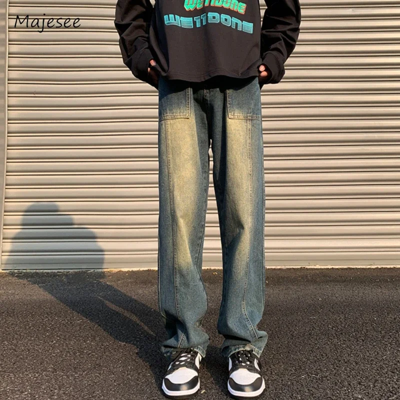 Spliced Jeans Men Retro Simple High Street Autumn Vintage Large Pocket Gradient Color American Style Male Trousers Popular Daily
Spliced Jeans Men Retro Simple High Street Autumn Vintage Large Pocket Gradient Color American Style Male Trousers Popular Daily