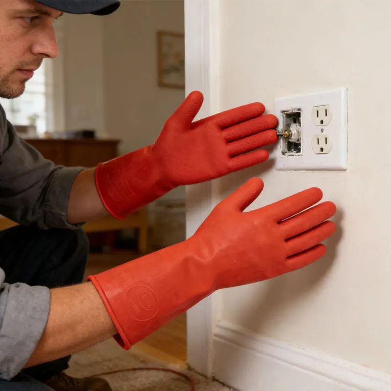 Security Protection Tool 1 Pair Anti-electricity Protect Professional 12kv High Voltage Electrical Insulating Gloves Work Gloves
Security Protection Tool 1 Pair Anti-electricity Protect Professional 12kv High Voltage Electrical Insulating Gloves Work Gloves