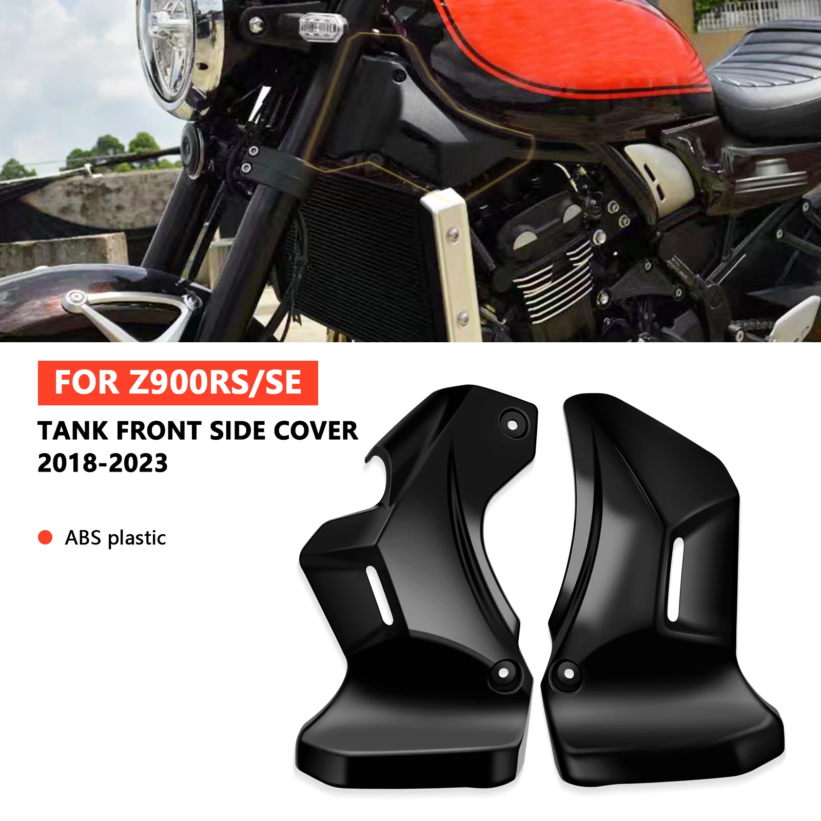 Для Z900RS/SE z900rs/se 2023-2018 передняя боковая крышка топливного бака, обтекатель, комплект защиты боковой панели, аксессуары для мотоциклов 
Для Z900RS/SE z900rs/se 2023-2018 передняя боковая крышка топливного бака, обтекатель, комплект защиты боковой панели, аксессуары для мотоциклов
