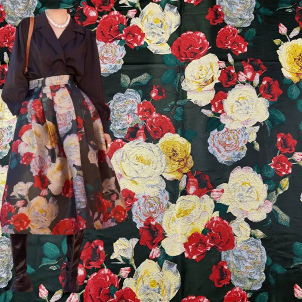 Парчовая жаккардовая ткань, весна-осень, романтическая картина маслом, большая цветочная юбка, ветровка, костюм, брендовая модная дизайнерская швейная ткань
Парчовая жаккардовая ткань, весна-осень, романтическая картина маслом, большая цветочная юбка, ветровка, костюм, брендовая модная дизайнерская швейная ткань