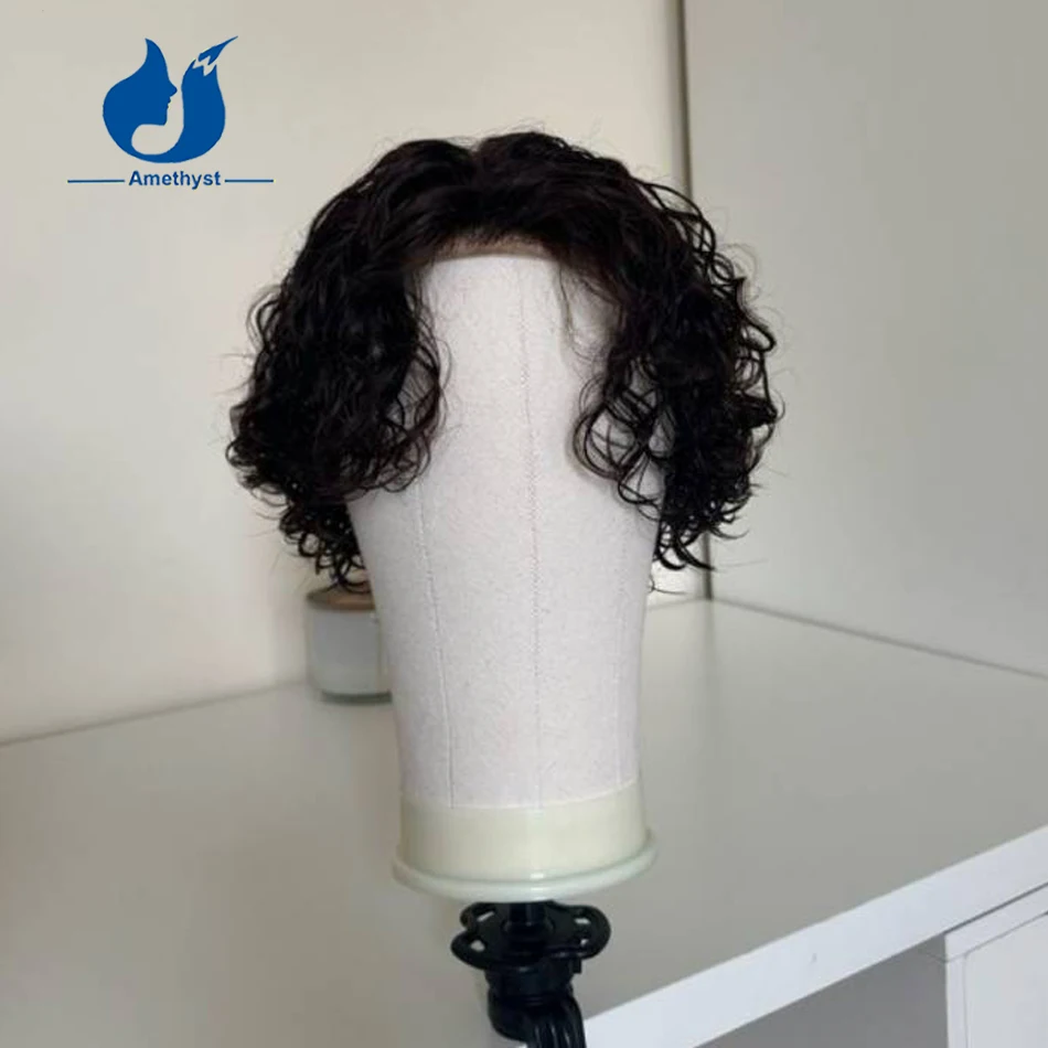 Amethyst Black Short Boy Pixie Cut Wig for Men Brazilian Remy 13x6 Lace Front Human Hair Wig Pre Styled Curls Male Hairpiece
Amethyst Black Short Boy Pixie Cut Wig for Men Brazilian Remy 13x6 Lace Front Human Hair Wig Pre Styled Curls Male Hairpiece