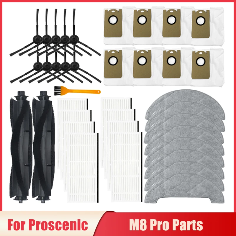 Фильтр Hepa Mop Rag пылесборник аксессуары для Proscenic M8 Pro Роботизированный пылесос основной ролик щетка
Фильтр Hepa Mop Rag пылесборник аксессуары для Proscenic M8 Pro Роботизированный пылесос основной ролик щетка